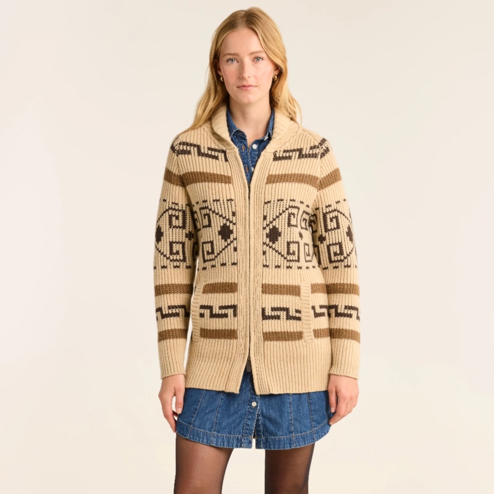 Pendleton Lambswool WOMEN'S WESTERLEY CARDIGAN XS